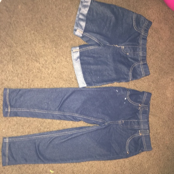 4T jeggings and jean shorts - Picture 2 of 2